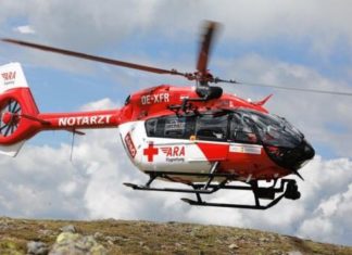 Verletzte Person bei Aufräumarbeiten vom Sturmtief “VAIA”