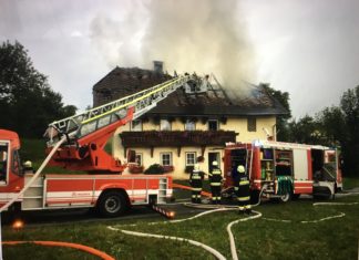 Wohnhausbrand in Edling