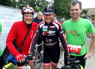 Sensationelle Leistungen beim Company Triatlon
