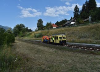 Das “Postkastl” auf Schiene