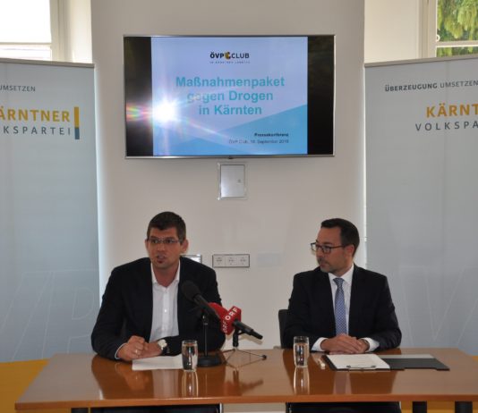 ÖVP Kärnten legt Maßnahmen-Paket gegen Drogen vor