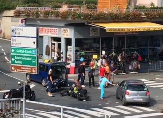 68-jähriger Pensionist übersah Gruppe mit Motorradfahrern