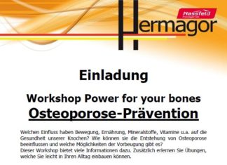 Workshop zur Osteoporose-Prävention