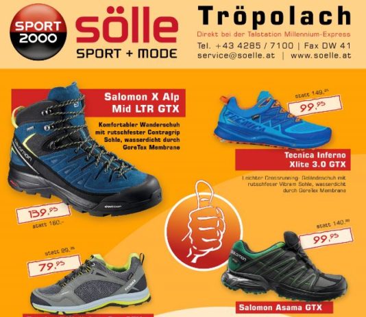 Sport Sölle lockt mit September Aktion in die Berge