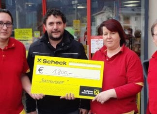 Spendenaktion: Billa Fillialen sammelten für Hochwasseropfer
