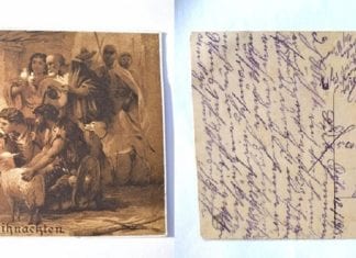 Weihnachtsgrüße aus dem Jahr 1915