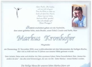 Markus wird verabschiedet