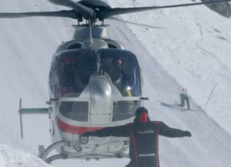 Zwei Schifahrer kollidierten am Nassfeld @Fatlum Kurtaj