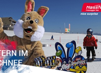 Ostern im Schnee – bei 125 cm Schneehöhe und aktuellem Neuschneezuwachs