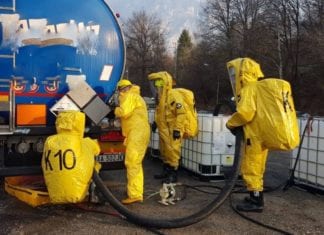 Gefahrstoffaustritt am Industriegelände in Arnoldstein