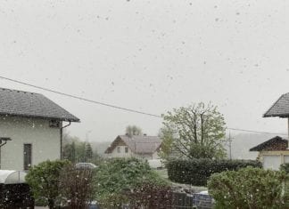 Schnee in Kirchbach: Der April macht was er will!