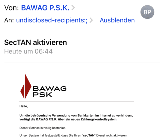Wie schützt man sich vor Betrügermails?