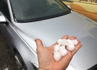 Hagelschauer im Gailtal