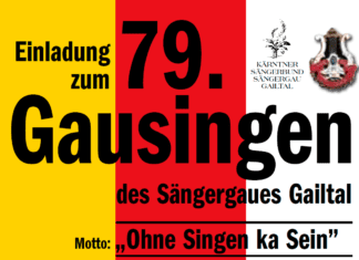 79. Gausingen des Sängergaues Gailtal