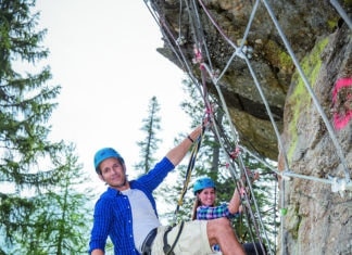 Sicherer Spaß am Felsen