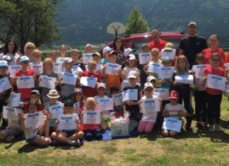 Kinder der VS Kirchbach übten Selbstschutz