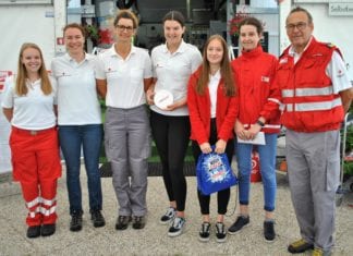 Interne Übung der Jugendgruppe des Roten Kreuz Hermagor