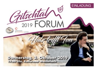 Gitschtal Forum 2019: „Holz trifft Ton“ – Diskussionsabend