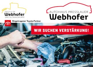 Das Autohaus Presslauer-Webhofer sucht Verstärkung!