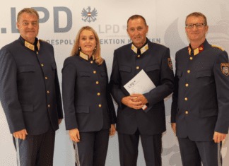 Ehrungen und Ernennungen in der Landespolizeidirektion