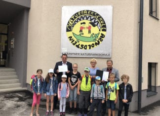 Nutzerauszeichnung für die Naturparkschule – Volksschule Arnoldstein