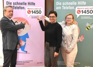 Wenn’s plötzlich weh tut – 1450! Telefonische Gesundheitsberatung startet in Kärnten am 4. November