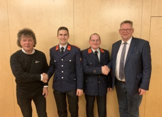 Neuer Kommandant und Kommandant-Stellvertreter der Feuerwehr Egg