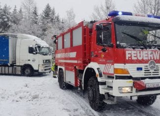 LKW – Bergung auf der A2