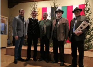 Hubertusmesse und 40 Jahre Bleiberger Jagdhornrunde