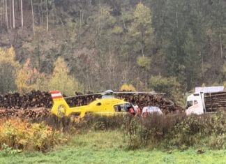 Schwerer Arbeitsunfall in der Gemeinde Kötschach-Mauthen