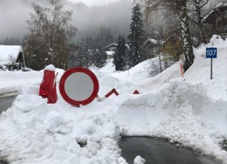 Große Gefahr von weiteren Lawinen- und Murenabgängen Fotohinweis: BMI/FEST