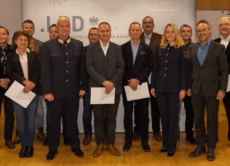 Ehrungen in der Landespolizeidirektion