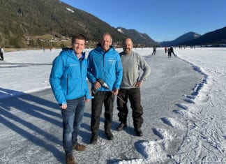 Natureisfläche am Weissensee ab 1.1.2020 zum Eislaufen freigegeben!