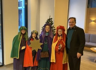 Sternsinger besuchten die Stadtgemeinde Hermagor Pressegger- See