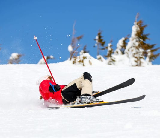 Schiunfall am Nassfeld