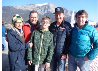 Radlwolf besucht die Special Olympics in Villach