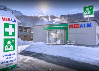 Skikollision am Nassfeld