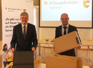 Land Kärnten und Bildungsdirektion haben Initiative für Notebooks gestartet