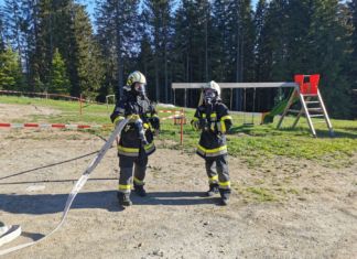 Übung – Brandeinsatz Dreiländereckhütte
