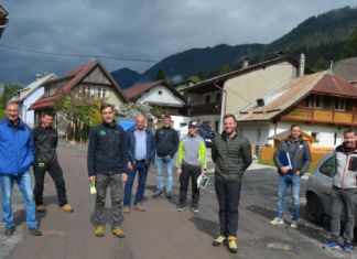 Bauarbeiten „Hochwasserschutz Weißenbach“ Bad Bleiberg