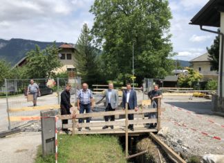 Schutzwasserprojekt Kosjakbach im Plan