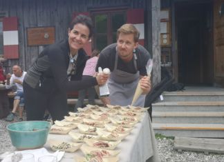 Regionale Produzenten und Spitzenköche wurden von Slow Food Alpe Adria zum Schnecken Treffen 2020 auf die Zollnersee Hütte gebeten