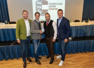 Philipp Kulterer mit 89,13 Prozent zum neuen Landesobmann der Freiheitlichen Jugend Kärnten gewählt