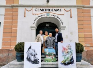 Älteste Gemeindebürgerin übergibt der Marktgemeinde Bad Bleiberg drei Exponate