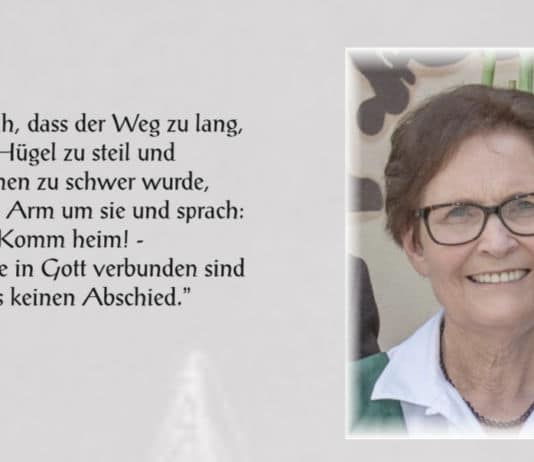 Waltraud Moritz im 75. Lebensjahr verstorben