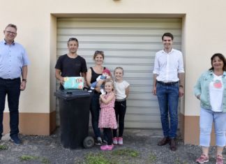 Gratis Windeltonne entlastet Familien