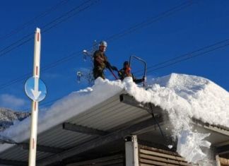 130 Villacher Pioniere im Einsatz gegen die Schneemassen