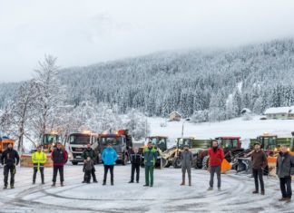 Dezember 2020: Neuschnee Rekord in Bad Bleiberg