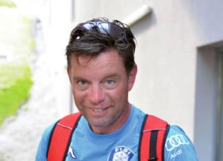 Trainer der weltbesten Schispringerin