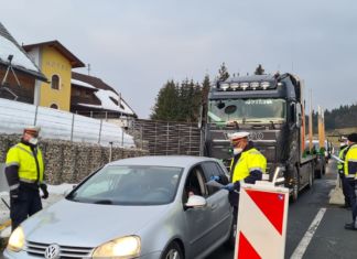 Ausreisebeschränkungen: Seit heute wird an sieben Checkpoints kontrolliert